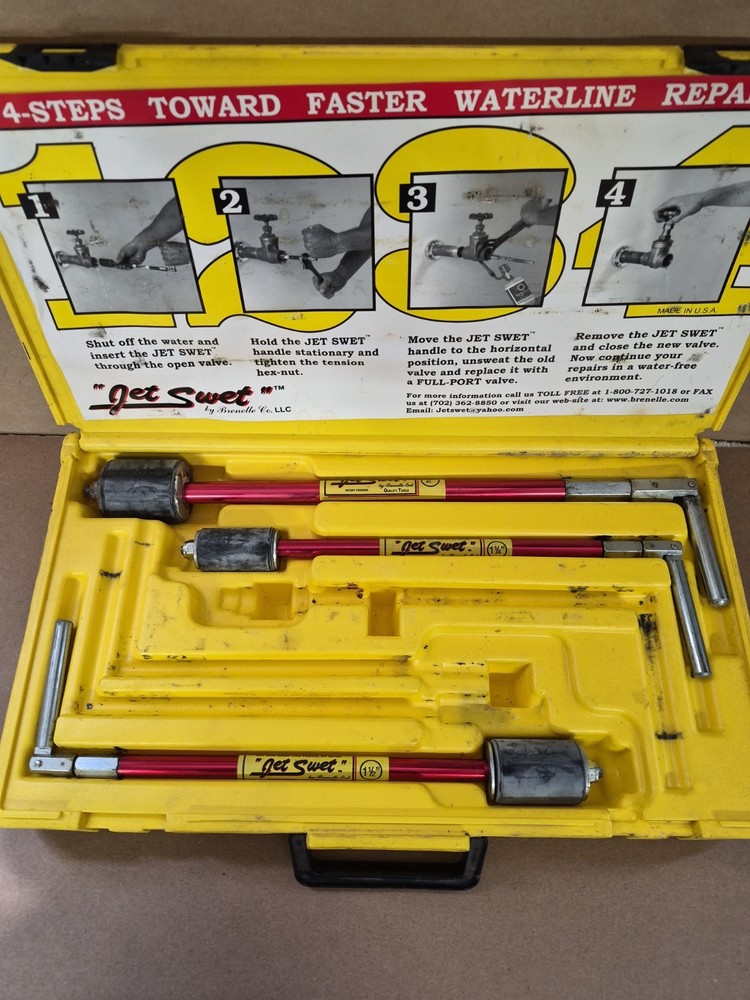 Jet Swet 6100 Kit &ndash; Sizes&rdquo; 1 1/4&Prime; 1 1/2&Prime; 2&Prime;Jet Swets (3 Tools)