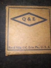 Vintage Q&W Square 3/4&Prime;, 1 5/8&Prime; x 1 5/8&Prime; No. 00S Forged Pipe Die &ndash; NOS IN BOX
