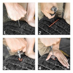 TOOLUXE 50003L Universal Heavy Duty Tire Repair Kit | 57 Piece Value Pack | F&hellip;