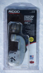 Ridgid 32920 3/16-Inch to 1-1/8-Inch Screw Feed Tubing & Conduit Cutter &ndash; New