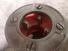 Ridgid 36900 00-R 1&Prime; NPT RH Alloy Steel Manual Pipe Threader Die Head (BN34)