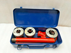 LIGHT PIPE HINGE PLATE Q-2 PIPE THREADING DIE SET RATCHET WITH CHASERS 1/2&Prime;-1&rdquo;