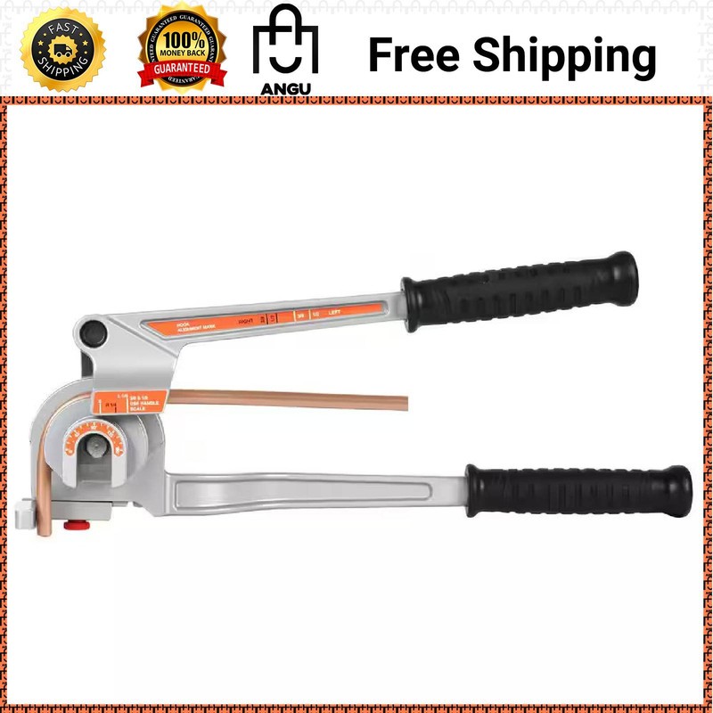 Pipe Tube Bender, 1/4 In., 3/8 In., 1/2 In. O.D., 3 in 1-Manual Level Tube Bende
