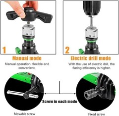 Flaring Tool Kit For 1/4 &ndash; 3/4 6-19mm Single Flare 6 Holes 45&deg; Tube Flare Tool