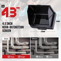 30M Sewer Camera 4.3&Prime; LCD Monitor HD Drain Pipe Inspection 17MM Camera 16GB DVR