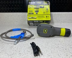 RYOBI Cordless Drain Auger with 2.0Ah USB Lithium Battery and Charging FVPC55K