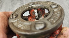 Ridgid 3/4&Prime; NPT 00R OOR Pipe Threader Head with 2-CHIPPED Dies. lot#2