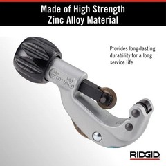 RIDGID 31622 Constant Swing Tubing Cutter 1/8&Prime; to 1-1/8&Prime; W/Spare Cutter Wheel