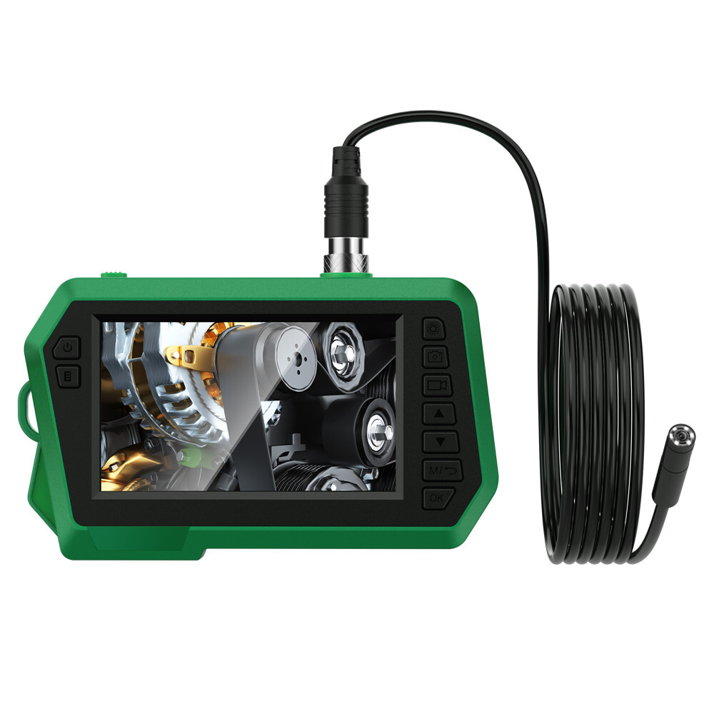 Dual Lens Industrial Endoscope Camera 5M 4.3&rdquo; inch Sewer Inspection Borescope