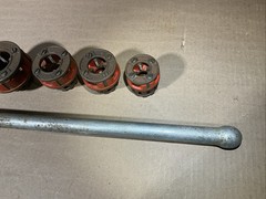Ridgid OO-R 3/8&rdquo; Thru 1&Prime; NPT Exposed Ratchet Threader Set No Chipped Teeth