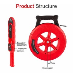 Pipe Blockage Detector, Water Locator Underground Diagnostic-Tool 20m