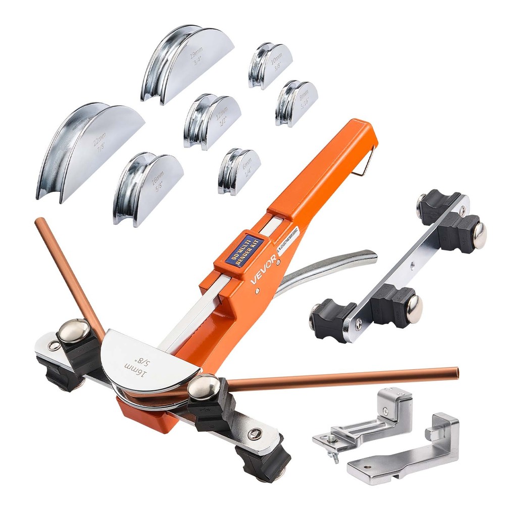 VEVOR Tubing Bender Kit 1/4-7/8 Inch Ratcheting Tube Pipe Bender Forward Reverse