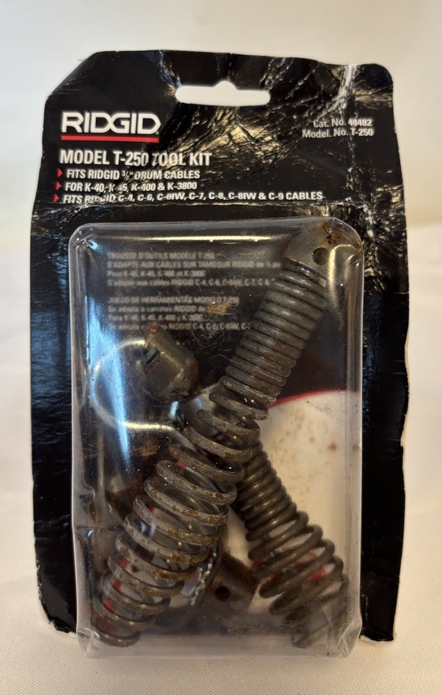 Ridgid Model T-250 Tool Kit 48482 for 3/8&rdquo; Drum Cables ***DAMAGED READ*** #4