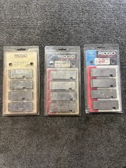 Mixed Lot of 3 Ridgid Pipe Dies 47785 1/2&Prime;-3/4&Prime; 47745 1/2&Prime;-3/4&Prime; 47750 1&Prime;-2&Prime;