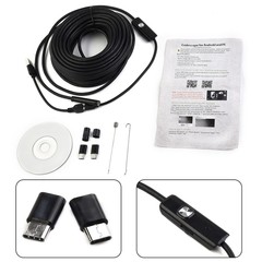 Plumber Pipe Inspection Camera Endoscope Waterproof Sewer Drain Cleaner HOOK