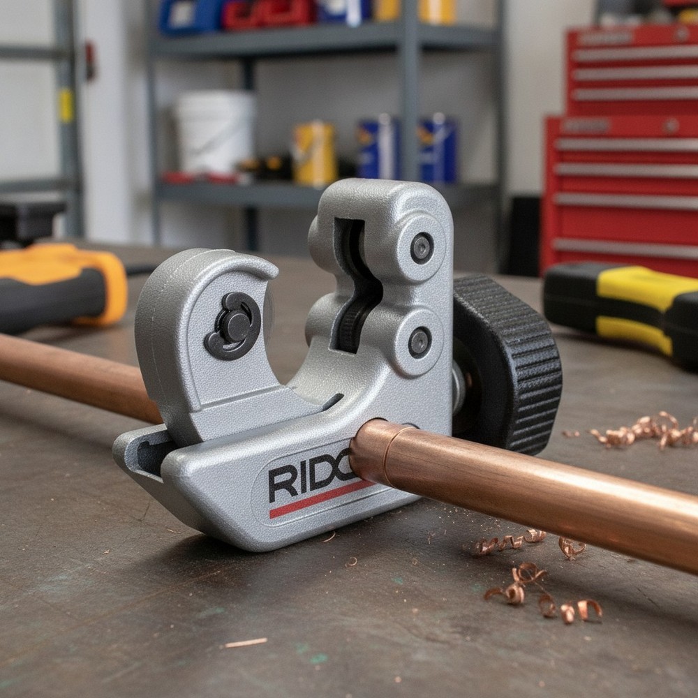 Lightweight Manual Tubing Cutter with Knurled Knob &ndash; Perfect for Tight Spaces