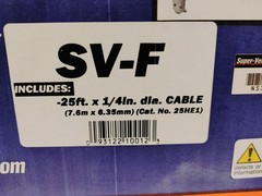 General Wire Super-Vee Drain and Sewer Cleaning Machine W/ 25&prime; x 1/4&Prime; Cable SV-F