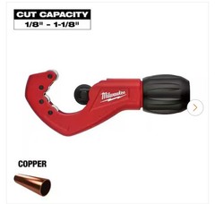Milwaukee 48-22-4259, 1-in. Constant Swing Copper Tubing Cutter