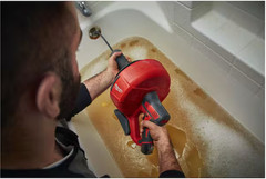 Milwaukee M12 12-V Lithium-Ion Cordless Drain Snake Auger W/ (1) 1.5Ah Battery,