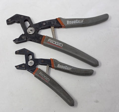 VTG 2 Ridgid Robogrip Pliers USA Tested Work Well &ndash; Good Condition !
