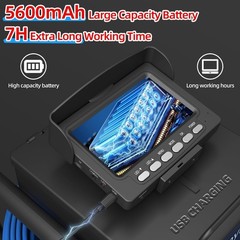 4.3&prime; LCD Monitor Sewer Camera 100FT/30M HD Drain Pipe Inspection Camera 32GB