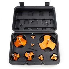 8Pcs PVC Pipe Reamer Kit PVC Fitting Saver (1/2&Prime;+3/4&Prime;+1&Prime;+1-1/4&Prime;+1-1/2&Prime;+2&Prime;+3&Prime;+4&Prime;)