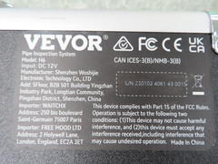 VEVOR Sewer Pipe Camera 7 in. Screen Pipeline Inspection Camera 98 ft. with DVR