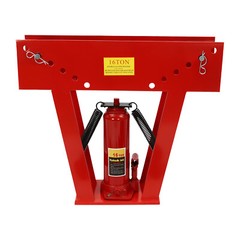 Hydraulic Pipe Tube Bender Tool Manual Heavy-Duty Pipe Bending Machine 16T Red