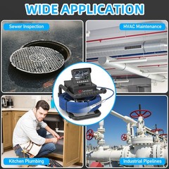 4.3&prime; LCD Monitor Sewer Camera 100FT/30M HD Drain Pipe Inspection Camera 32GB