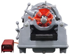RIDGID&reg; 535 V3 Pipe Threading Machine Manual Chuck and 811A Die Head 47745 47750