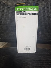 Sealed PITTSBURGH&nbsp;Finger Release Ratcheting PVC Pipe Cutter cuts 1-5/8&Prime; #66971