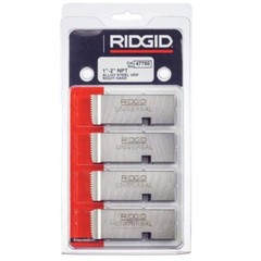 RIDGID 47750 Threading Machine Alloy NPT Pipe Dies for 1-Inch to 2-Inch