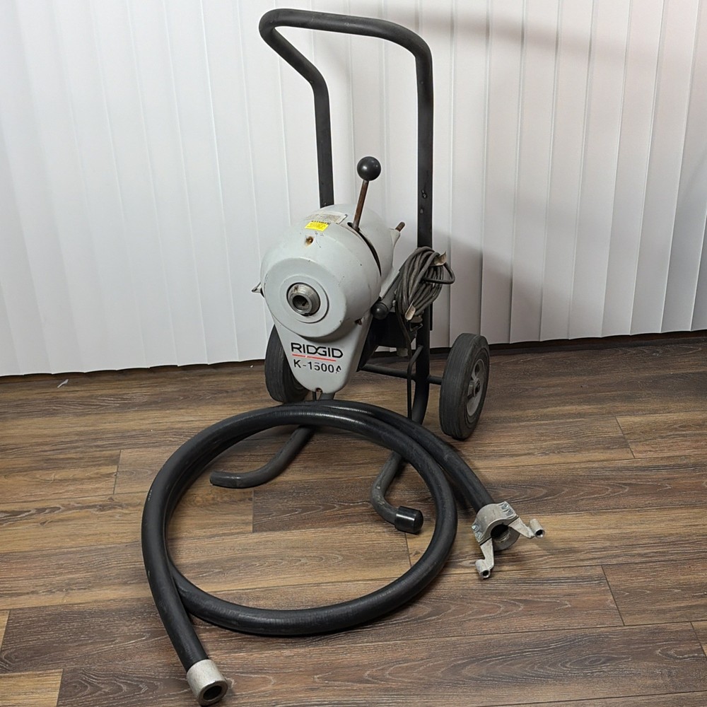 RIDGID Kollmann K-1500A Sectional Sewer Drain Cleaning Machine 115V 3/4 hp