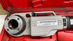 Rothenberger Supersonic 2000 Pipe Threader Electric w/ 8 Dies Ridgid &Hard Case
