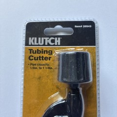 Klutch Tubing Cutter 1/8in to 1 1/8in Item No 39943