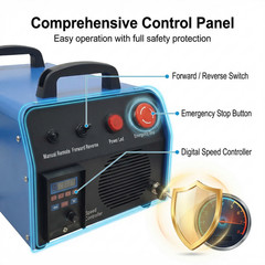 Portable 2&Prime;-40&Prime; HVAC Duct Cleaning Machine 49ft Flexible Shaft w Rotating Brush