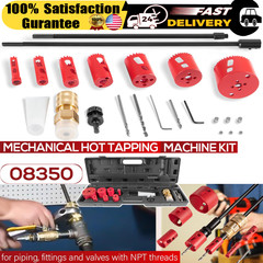 Tool 08350 DM3MECH Mechanical Hot Tap Tapping Machine Complete Kit for NPT