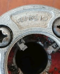 1/2&Prime; Pipe Threader Die Head 0-R Die Thread Ridgid USA