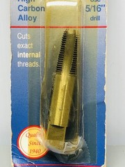 VTG Century Drill 95201 Plug Hand Pipe Thread Tap, 1/8-27 NPT HIGH CARBON ALLOY