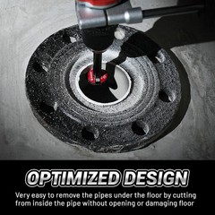 EZARC Inside Pipe Cutter for PVC Pipe, Pipe Cutter with Replaceable Diamond Grit