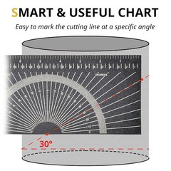 Pipe Wrap Around Measuring Tape Gauge 3-10in Pipe Layout Marking Tool