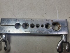 IMPERIAL EASTMAN FLARING TOOL 195-FC 3/16&Prime;-5/8&Prime; & RIGID NO 10 LINE PIPE CUTTER