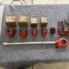 Ridgid 12-R Pipe Threader Die Head Set 12R Threading Dies 1 1/4&rdquo; &ndash; 1/4&rdquo;