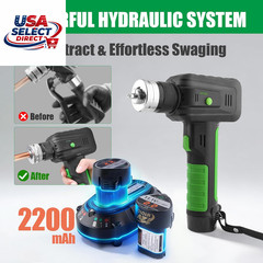Electric Tubing Expander Swaging Tool Kit &ndash; 2200mAh Battery Powered