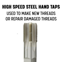 Drill America 3/4&Prime; NGH High Speed Steel Garden Hose Tap and 31/32&Prime; HSS 1/2&Prime; Shan