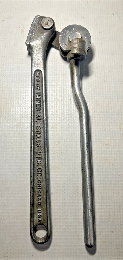 Vintage Imperial Eastman Tool 364-FH Pipe Tubing Bender Chicago USA