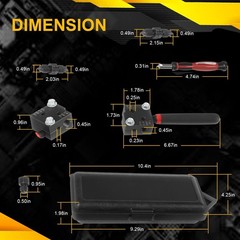 33260 Single/Double Flaring Tools Kit for 3/16&Prime; and 1/4&Prime; Tubing on Most Vehicles