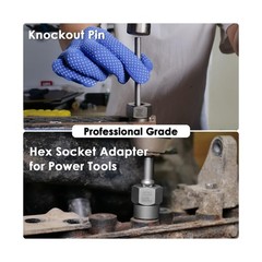 THINKWORK Broken Bolt Extractor Kit, 65-Piece Easy Out Screw Extractor Set, L&hellip;