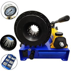 Portable Manual Hose Crimper Hydraulic Pipe Clamping Shrinking Machine 6mm-25mm