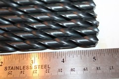 PRECISION TWIST DRILL 015021 #u HSS JOBBER DRILL BIT 5 1/8&Prime;L &ndash; QTY OF 6 &ndash; NEW